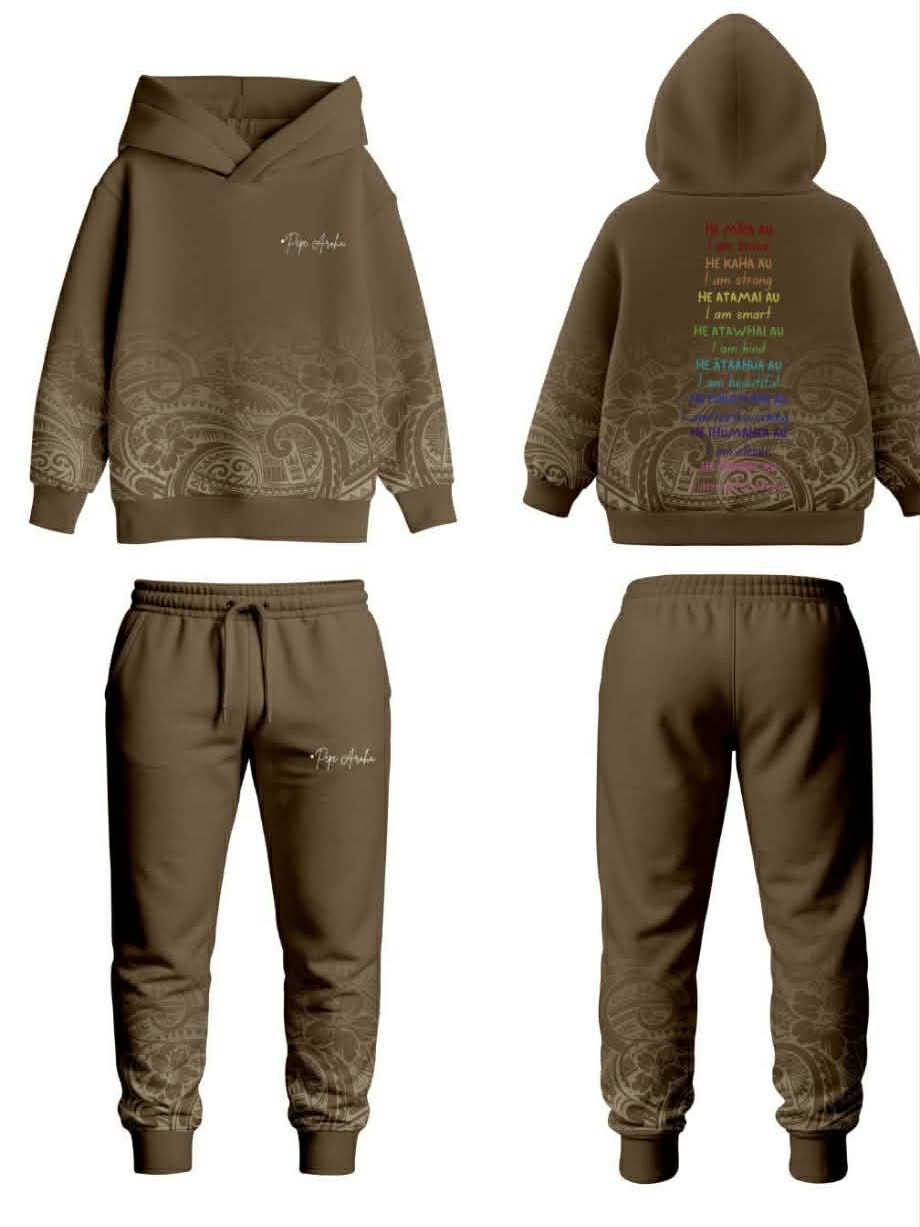 Deep mocha tracksuit